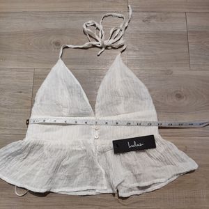 Crop halter top